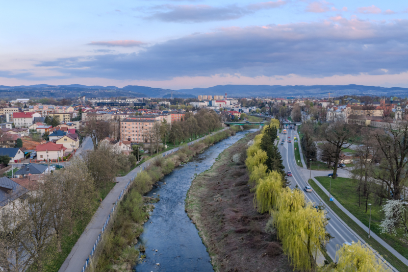 rzeka-kamienica-w-nowym-saczu