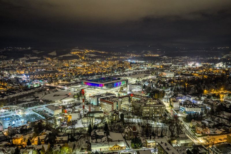 szpital-i-sandecja-z-drona