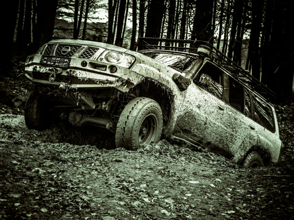 nissan patrol w terenie