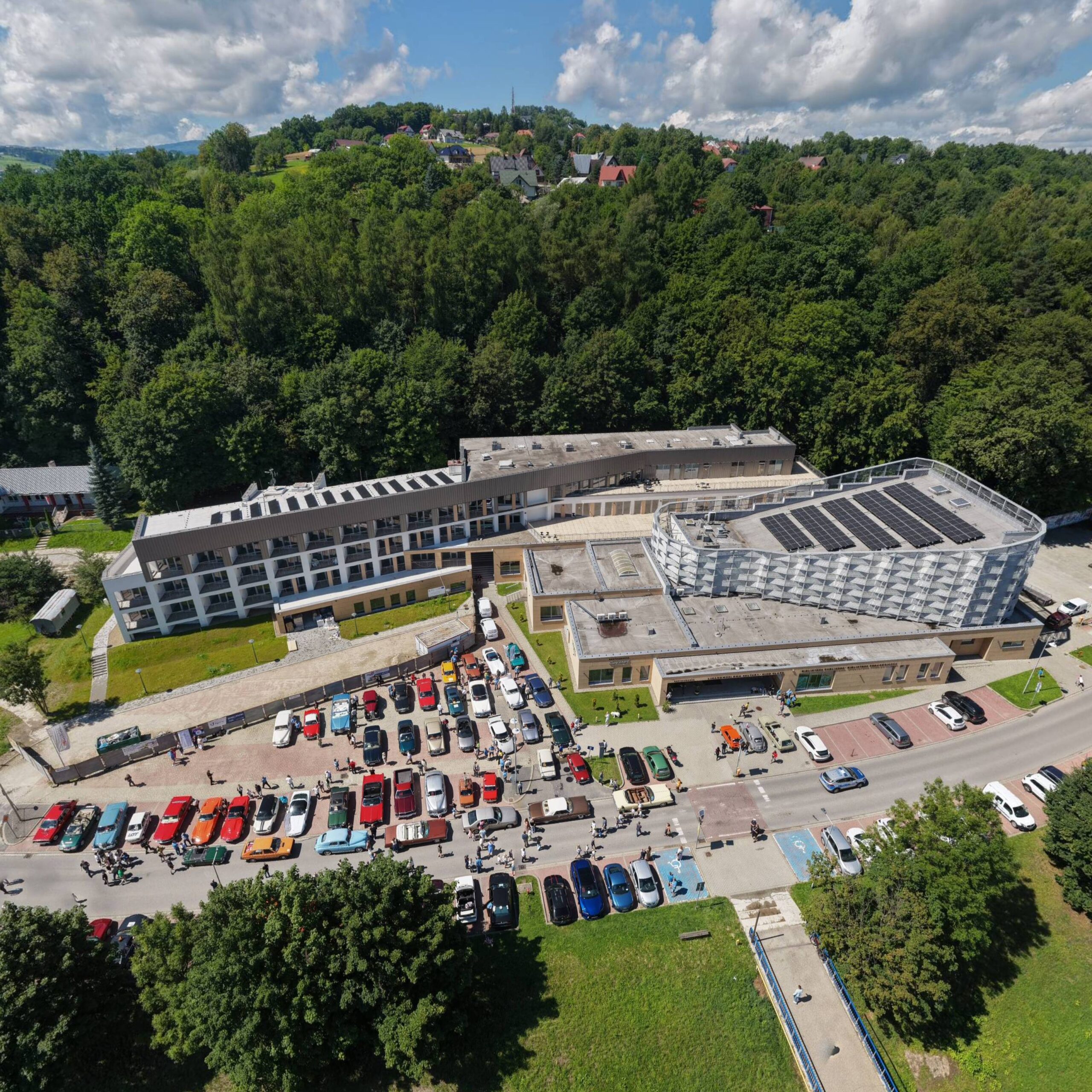 fragment panoramy sferycznej nad Limanową